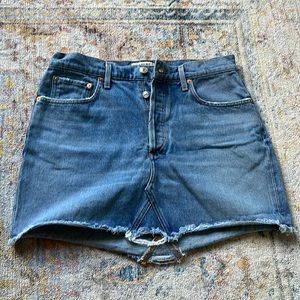 Agolde denim skirt